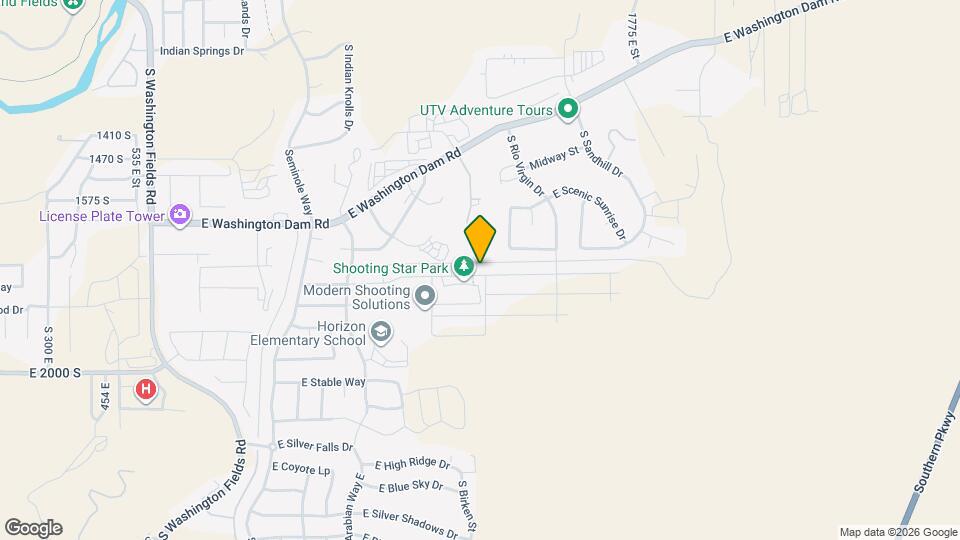 1395 E Black Brush Dr Map and Location Details