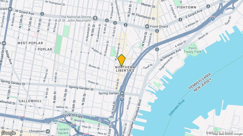 837 N 2nd St Map and Location Details