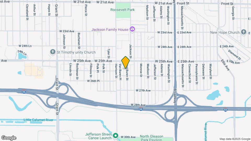 2562 Van Buren St Map and Location Details