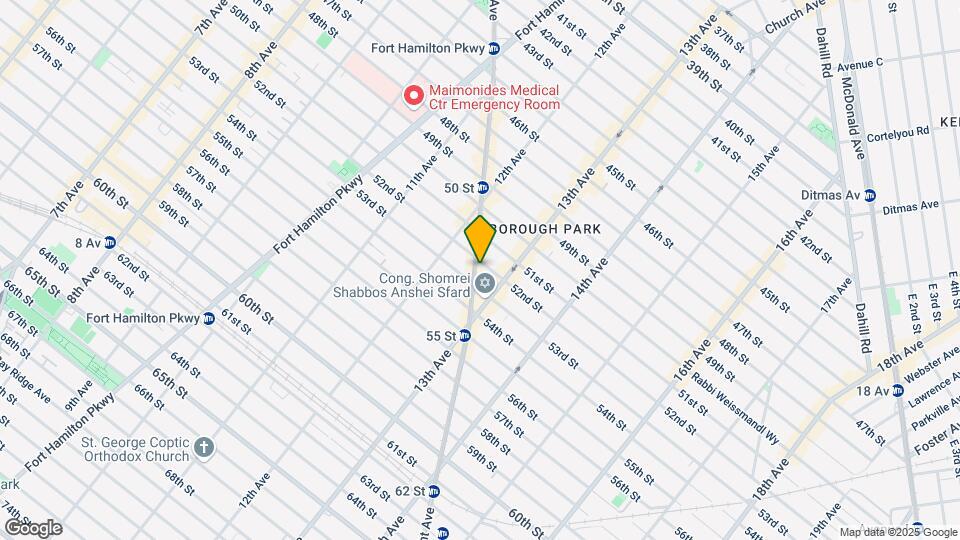 5207 New Utrecht Ave Mapa y Detalles de la Ubicación