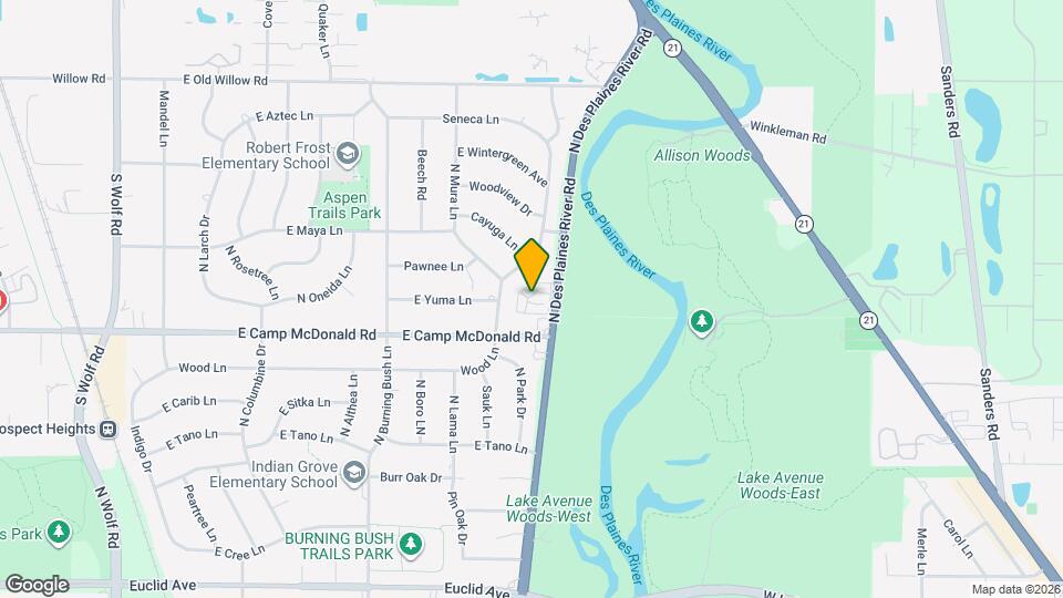 1522 N River W Ct Map and Location Details