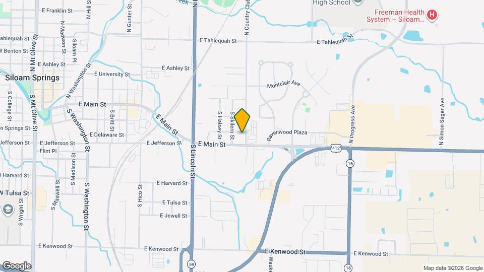 320 S Country Club Rd Map and Location Details
