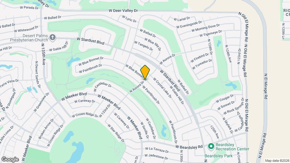 12839 W Blue Bonnet Dr Mapa y Detalles de la Ubicación