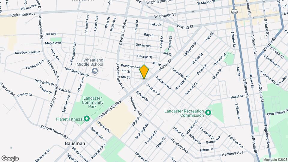 849-851 Manor St Map and Location Details