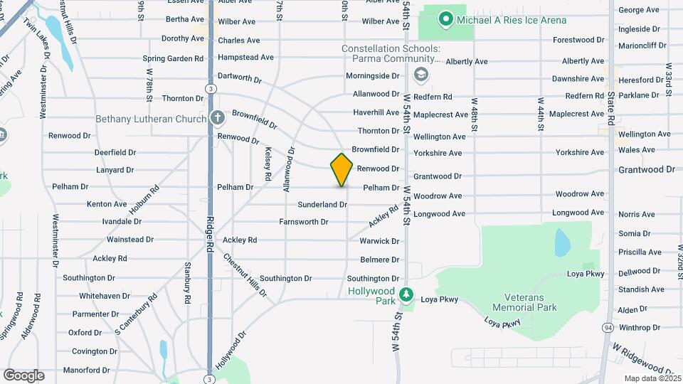 6007 Pelham Dr Map and Location Details
