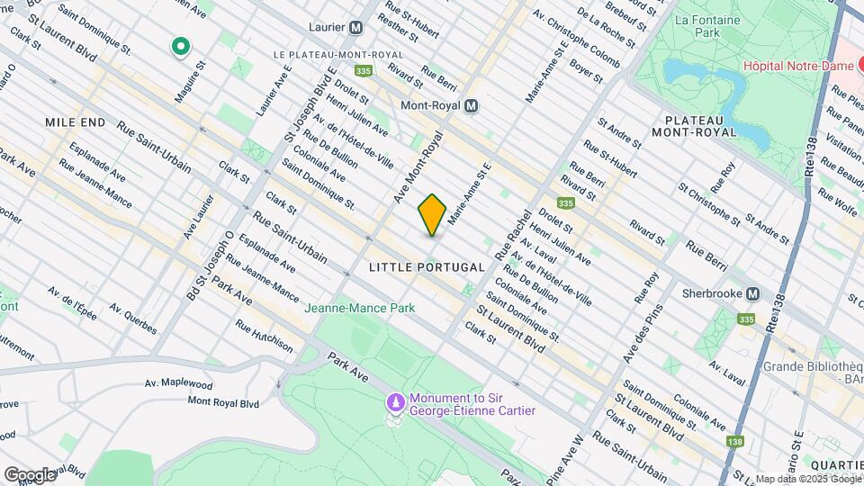 75 Marie-Anne Rue E Map and Location Details