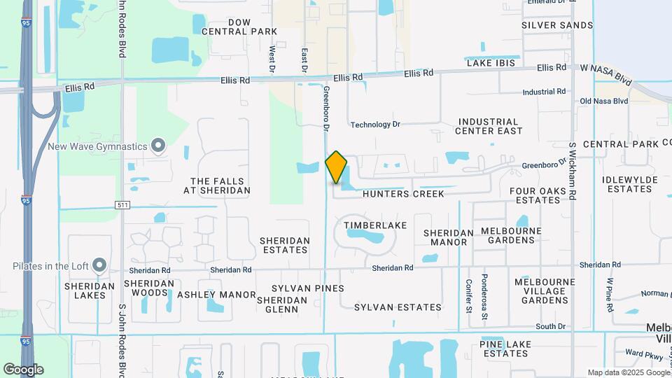 894 Hunters Creek Dr Map and Location Details