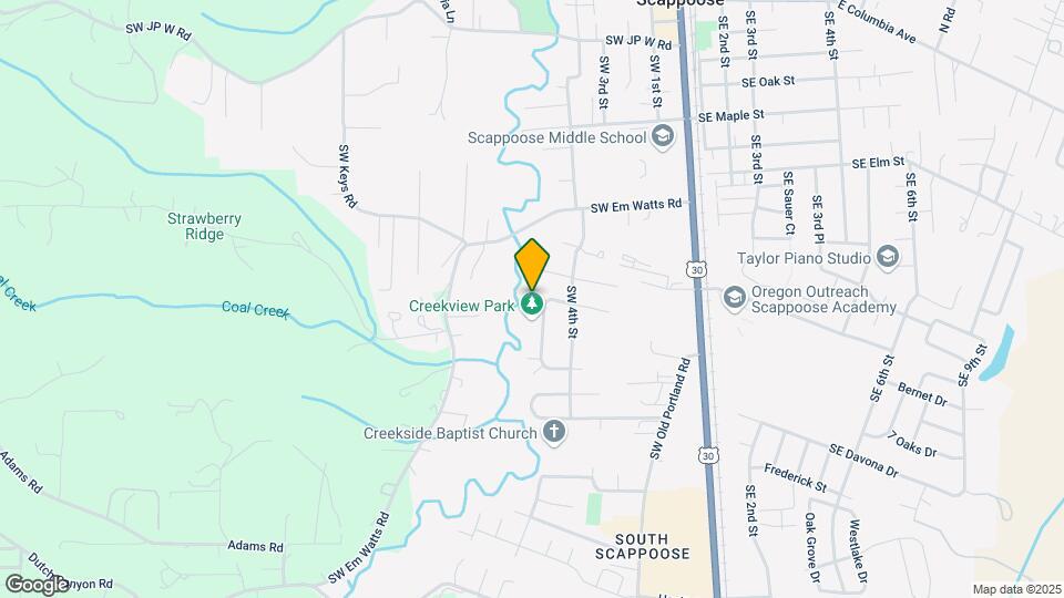 51963 SW Creekview Pl Map and Location Details