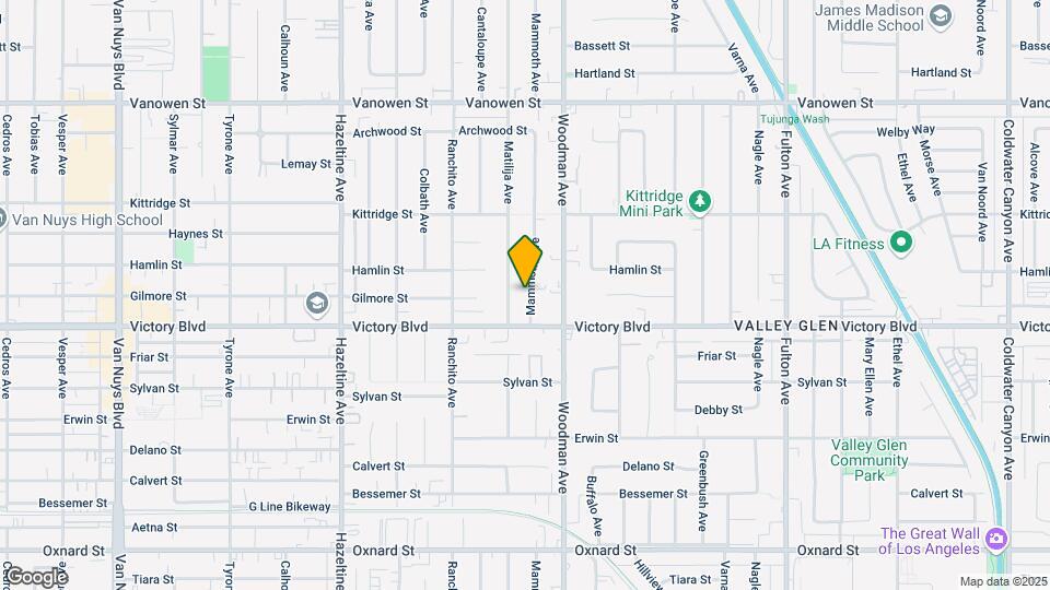 6435 Mammoth Ave Map and Location Details
