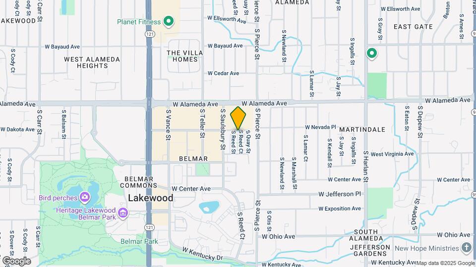 6956 W Alaska Dr Map and Location Details
