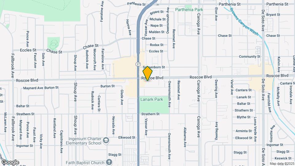 21900 Roscoe Blvd Map and Location Details