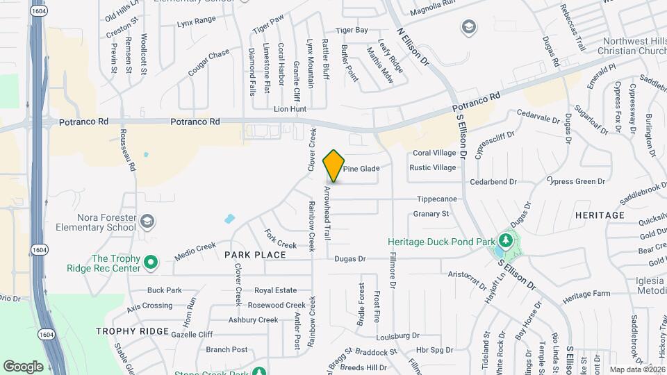 10471 Canyon Vlg Map and Location Details