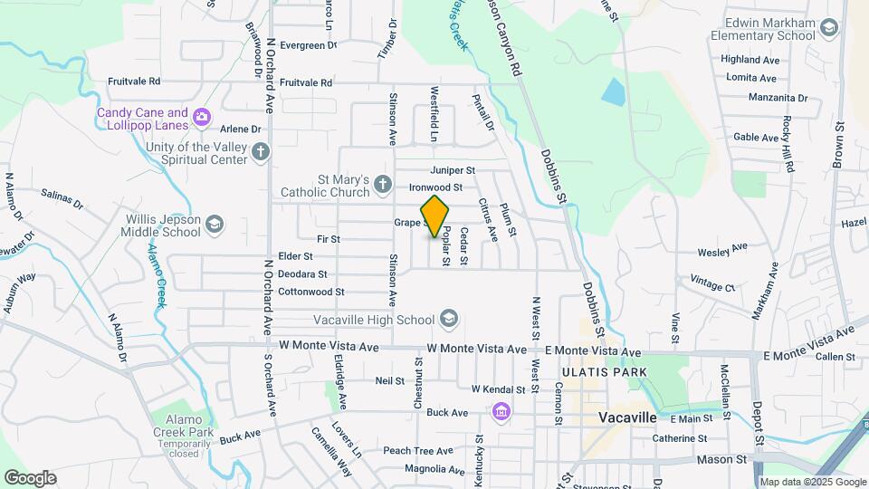 231 Madrone St Map and Location Details