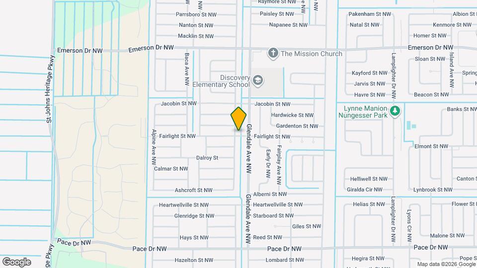 1105 Dallam Ave NW Map and Location Details