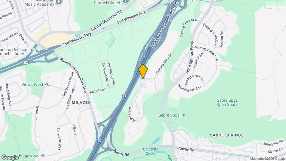 10911 Sabre Hill Dr Map and Location Details