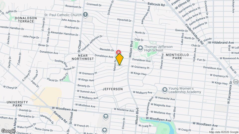 2423 W Gramercy Pl Map and Location Details