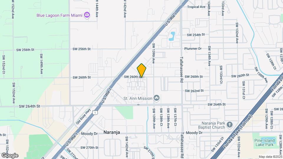 13966 SW 260th St Map and Location Details