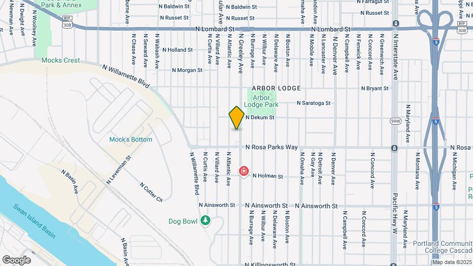 6529 6611 N Greeley Ave Map and Location Details