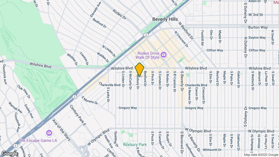 136 S Roxbury Dr Mapa y Detalles de la Ubicación