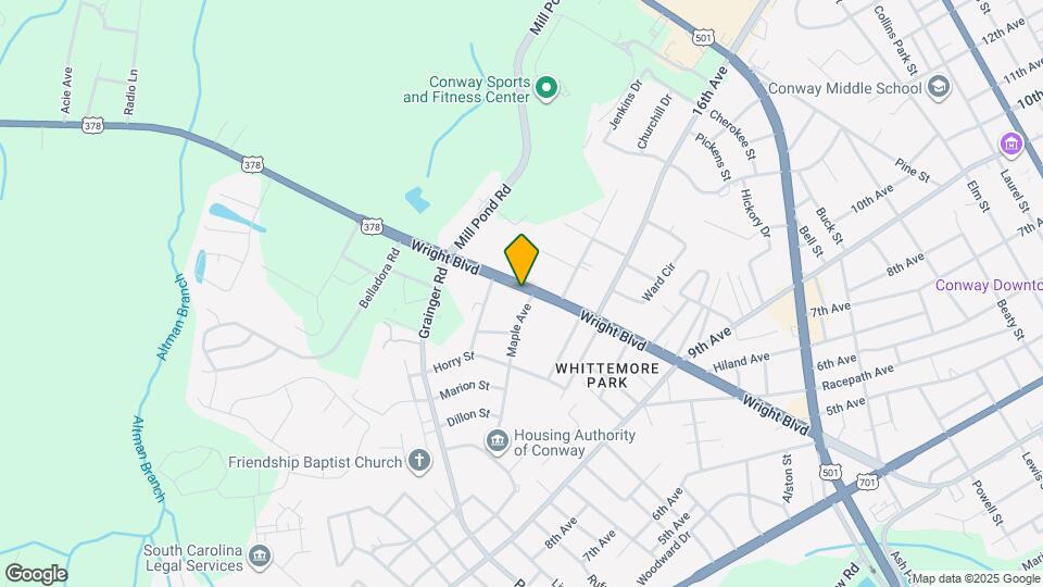 1703 Wright Blvd Mapa y Detalles de la Ubicación