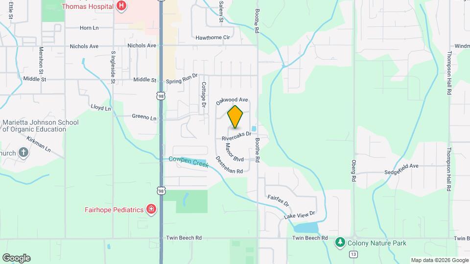 106 Riveroaks Dr Map and Location Details