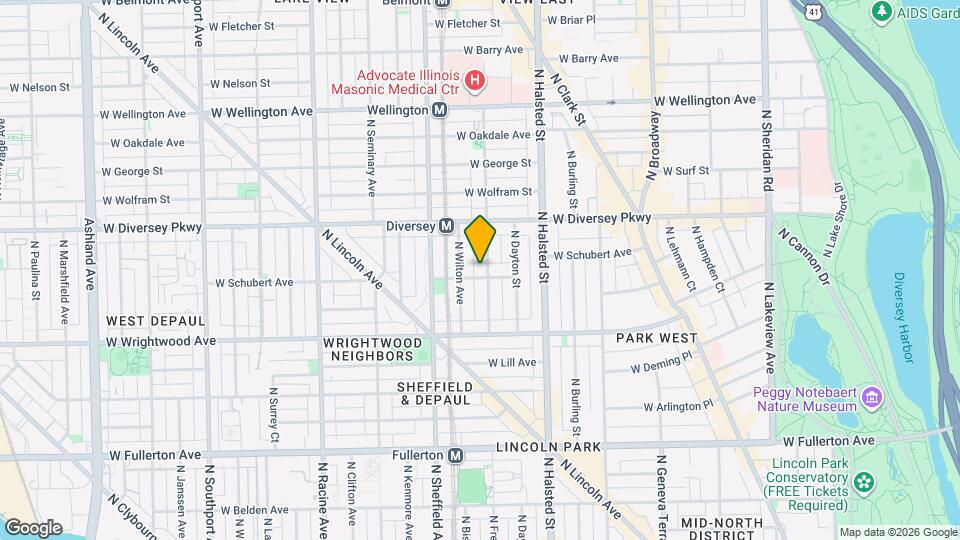 2704 N Mildred Ave Map and Location Details