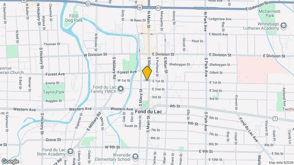 Exchange At 104 Map and Location Details