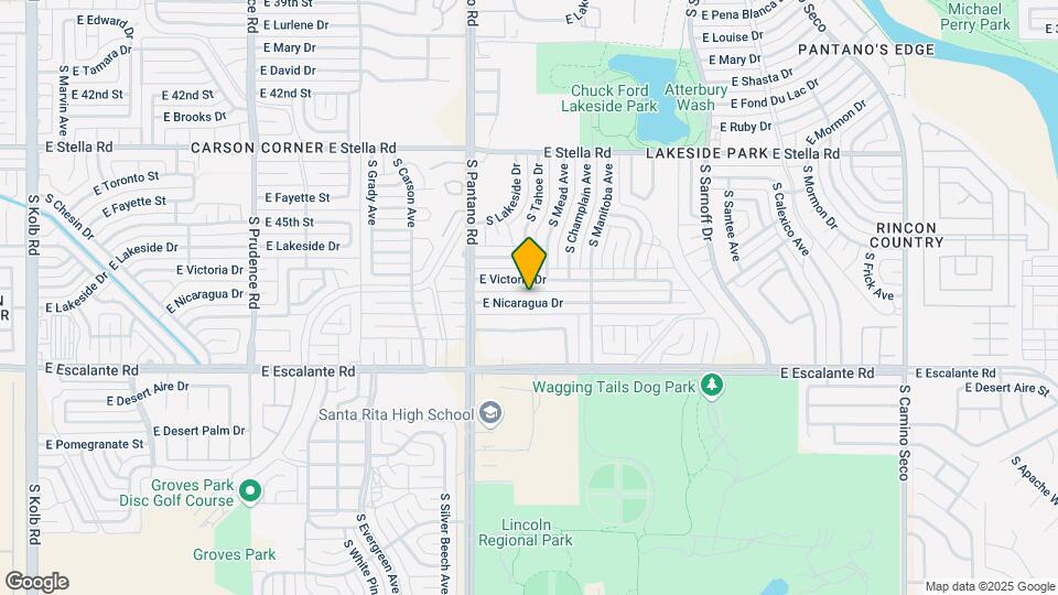 8001 E Nicaragua Dr Map and Location Details