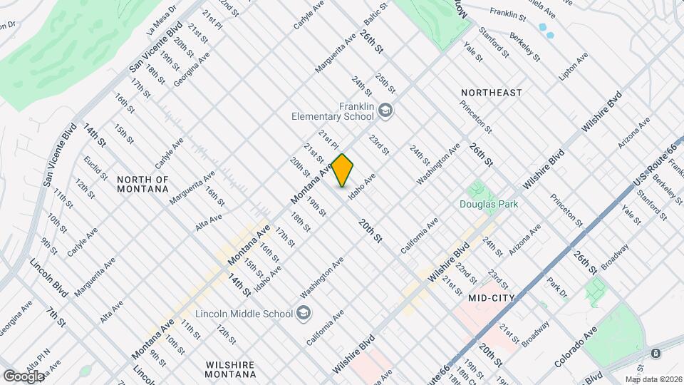 845 20th St Map and Location Details