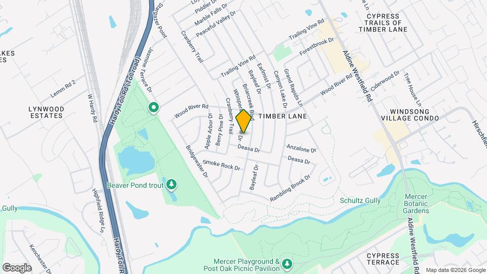 23014 Whispering Willow Dr Map and Location Details