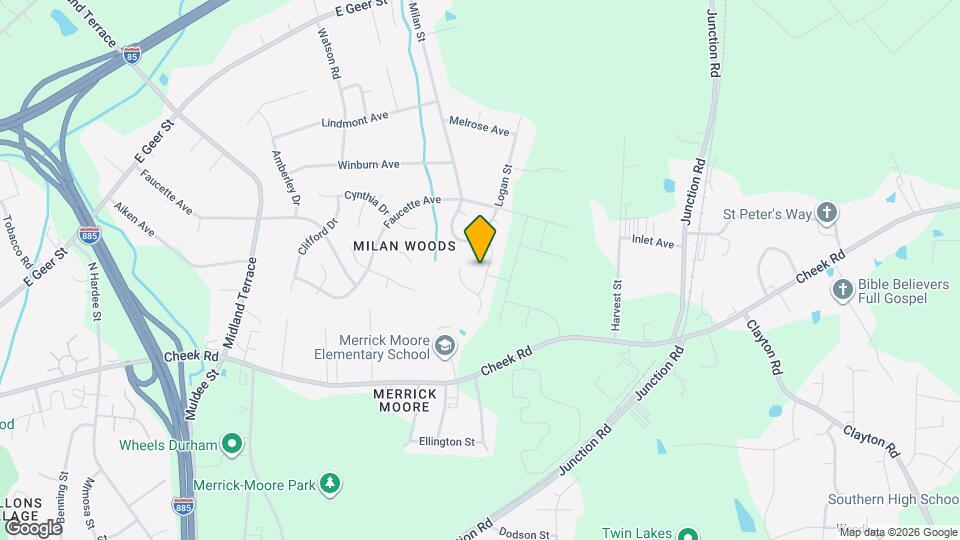 1311 Logan St Map and Location Details