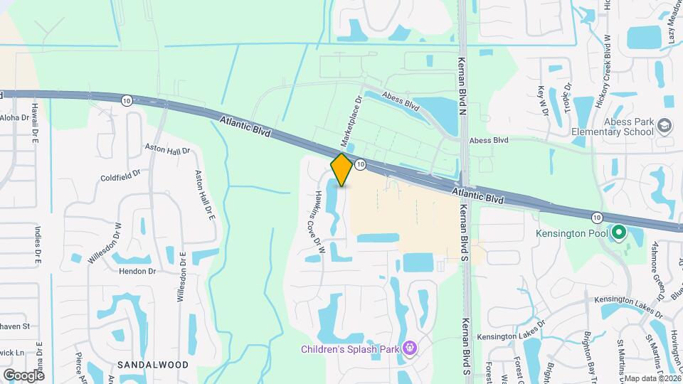 1656 Hawkins Cove Dr E, Unit A-208C Map and Location Details