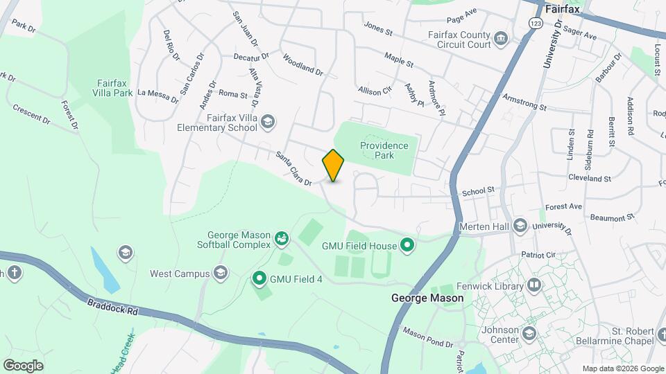 4623 University Dr Map and Location Details