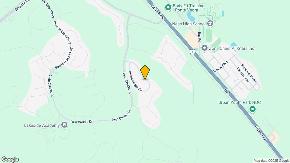 280 Broomsedge Cir Map and Location Details