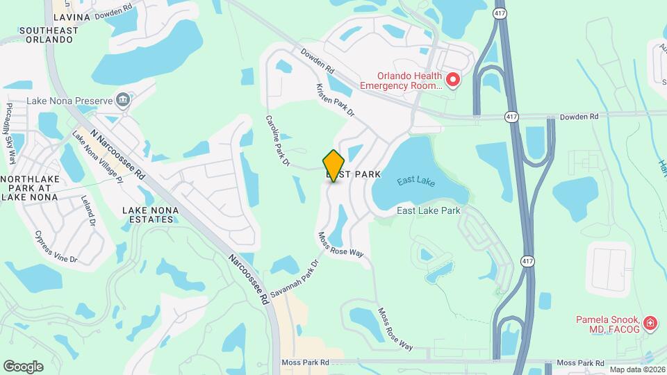 9885 Moss Rose Way Map and Location Details