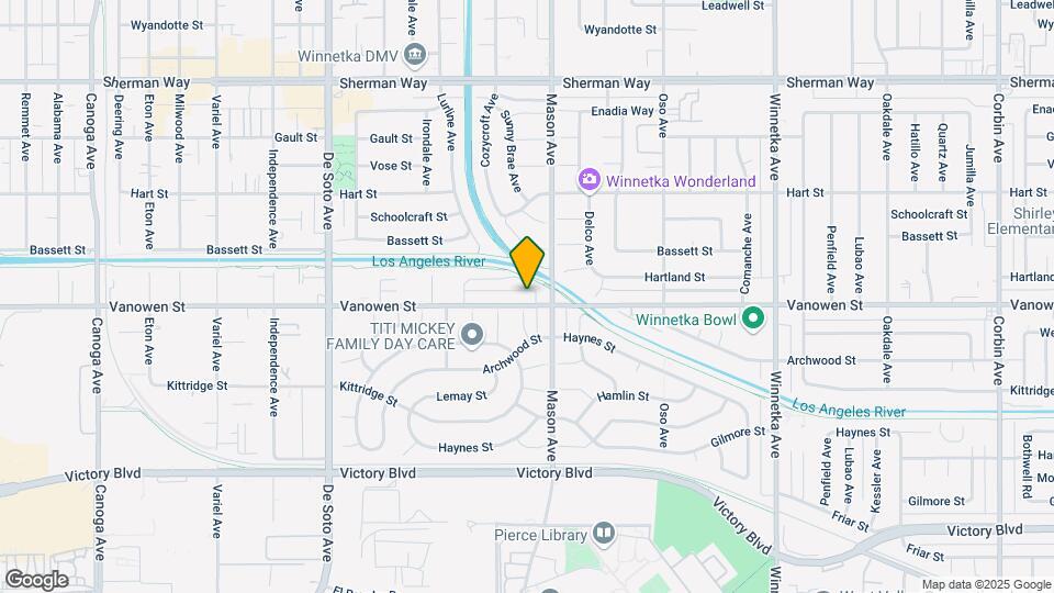 20527 Vanowen St Map and Location Details