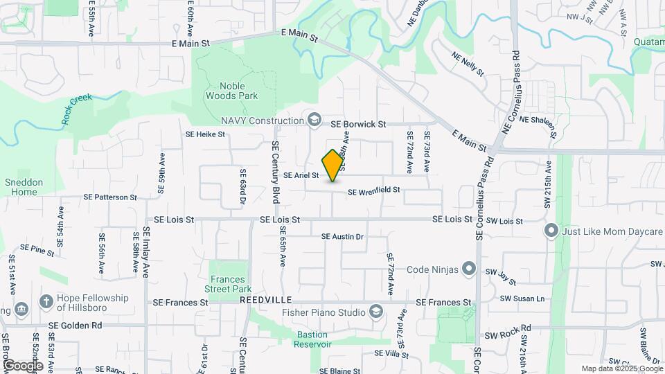 6707 SE Wrenfield St Map and Location Details