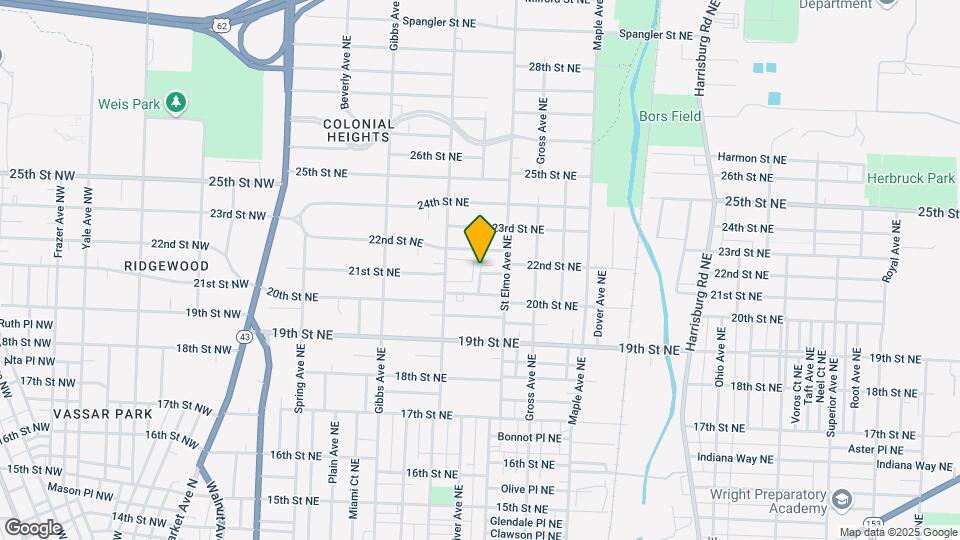 1339 21st St NE Map and Location Details