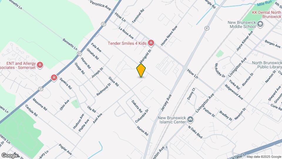 1355 Axel Ave Map and Location Details