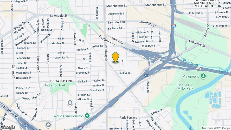 8201 Bangle St Map and Location Details