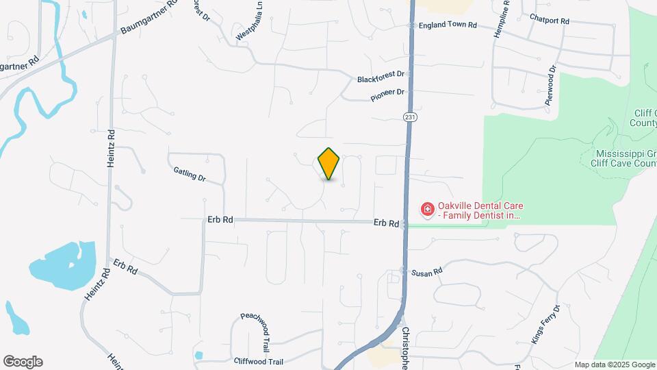 6052 Brantley Dr Map and Location Details