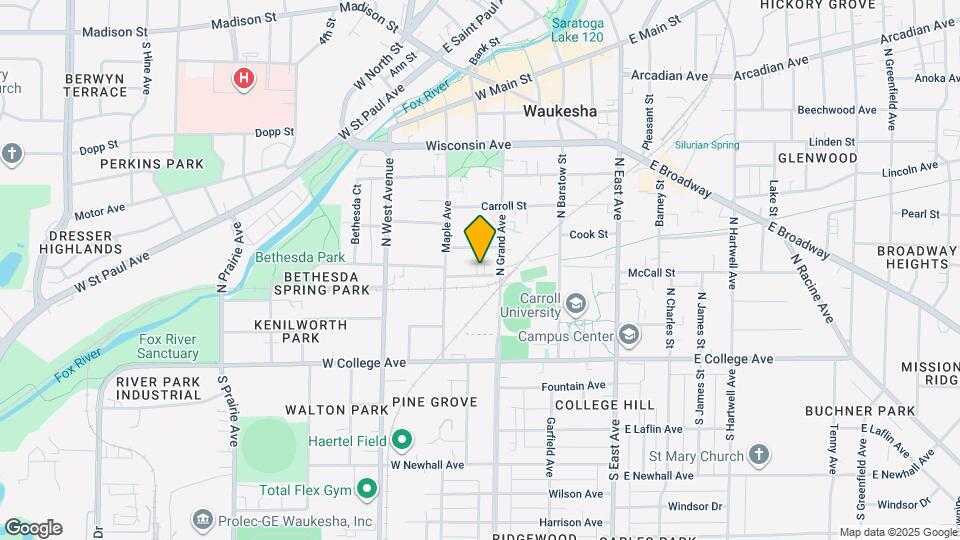 316 Williams St Map and Location Details