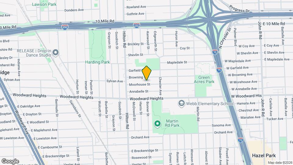 1695 Moorhouse St Map and Location Details