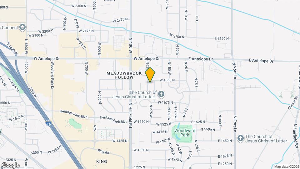 1820 N 285 W Map and Location Details