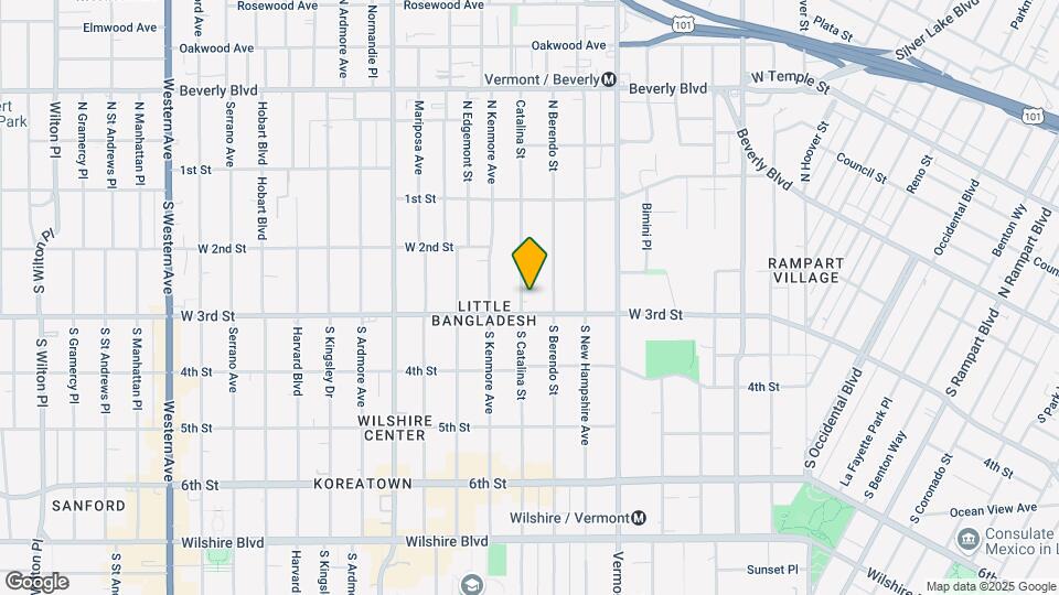 250 S Catalina St Mapa y Detalles de la Ubicación