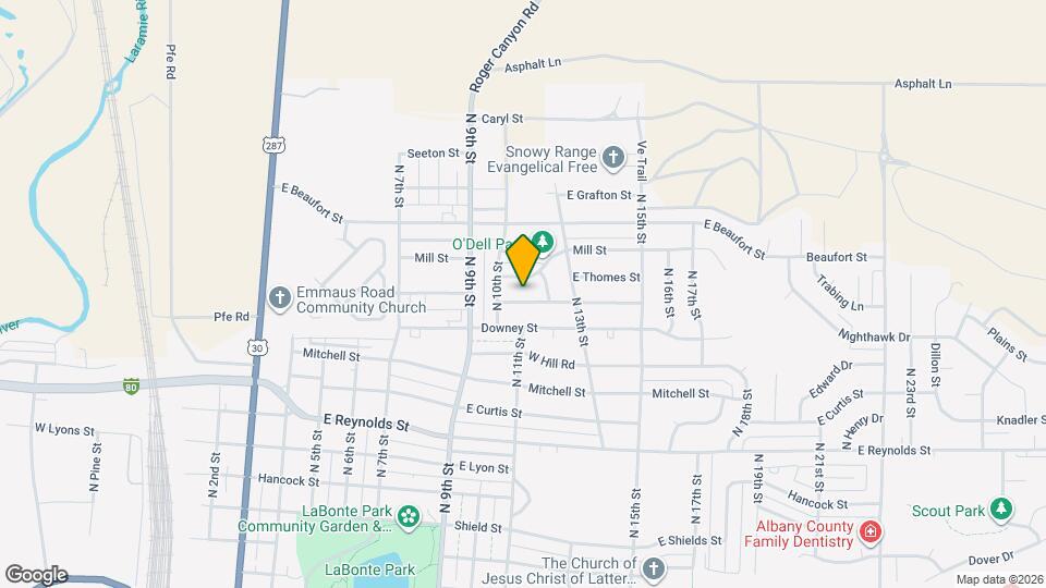 1101 E Renshaw St Map and Location Details