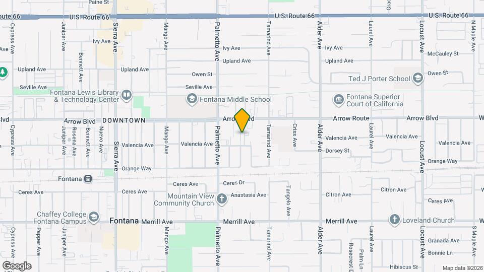 17388 Valencia Ave Mapa y Detalles de la Ubicación