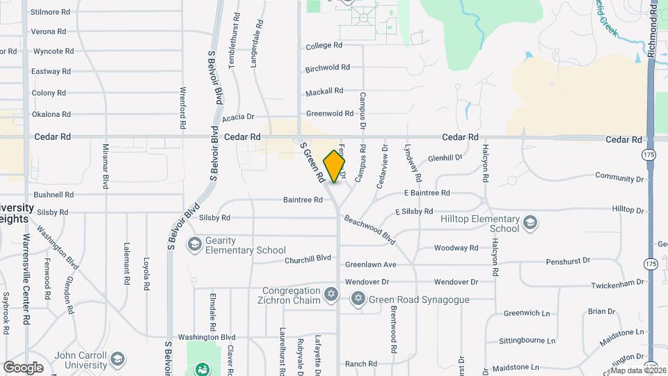 2231 S Green Rd, Unit 2 Map and Location Details