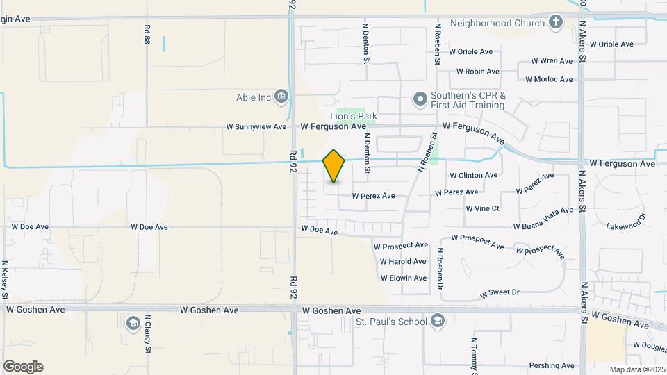2019 N Lindsay Ct Map and Location Details