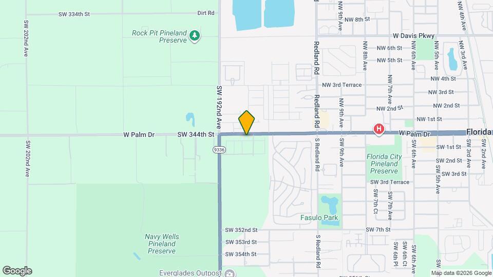 18981 SW 344th Ter Map and Location Details